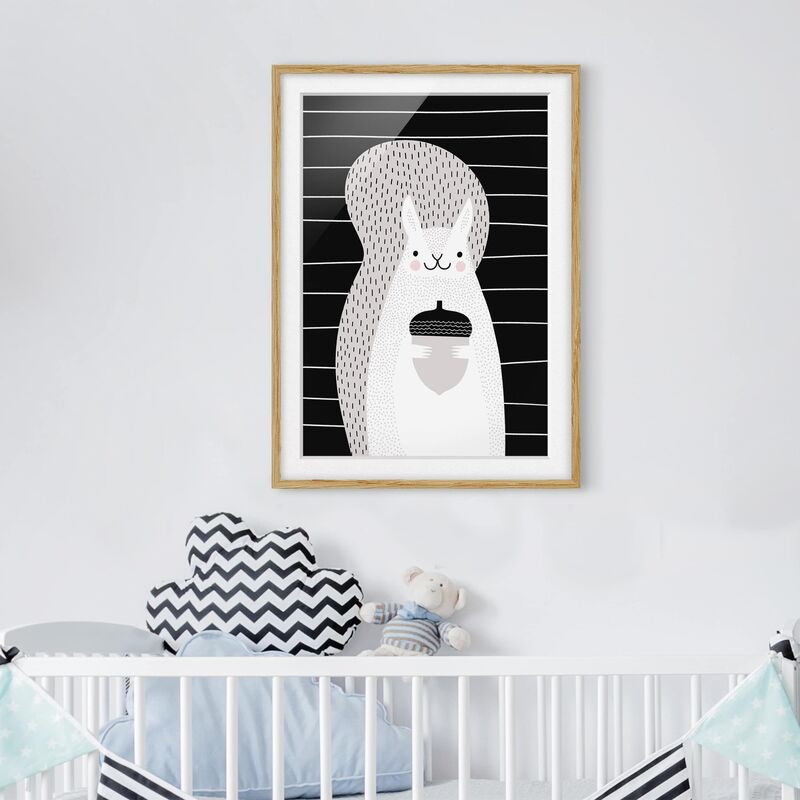Póster enmarcado - Zoo Con I Modelli - Scoiattolo Dimensión LxA: 55cm x 40cm, Marco: Roble
Póster enmarcado - Zoo Con I Modelli - Scoiattolo Dimensión LxA: 55cm x 40cm, Marco: Roble