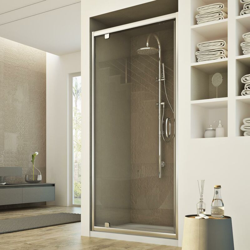 Puerta de ducha abatible vidrio transparente h 185 mod. Sintesi 1 Hoja 70 cm
Puerta de ducha abatible vidrio transparente h 185 mod. Sintesi 1 Hoja 70 cm