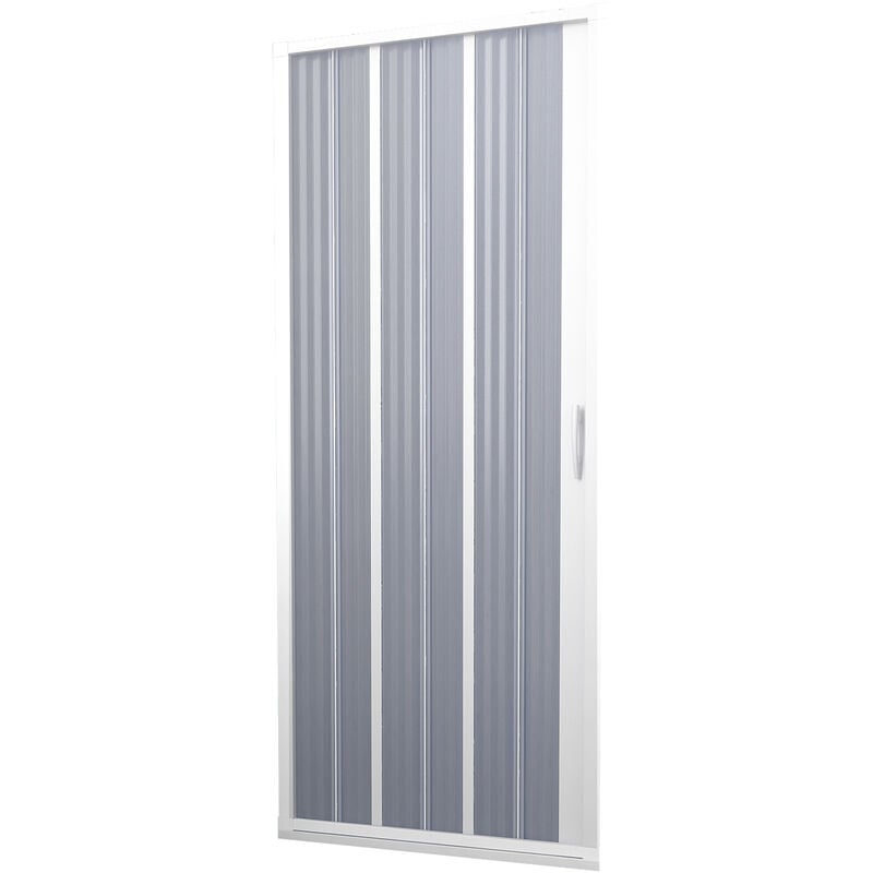 Puerta de ducha de pvc plegable blanca h 185 mod. Flex con apertura lateral 170 cm
Puerta de ducha de pvc plegable blanca h 185 mod. Flex con apertura lateral 170 cm