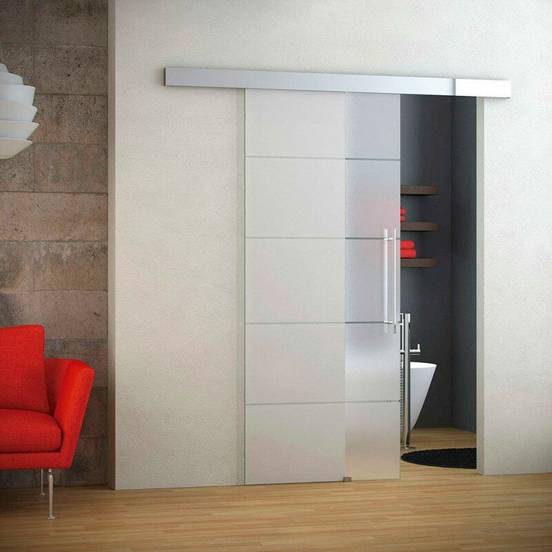 Puerta de Paso Ducha Baño Corredera en Cristal Mate de 8 mm.CANDANCHU Perfil en INOX. Sujeta, Rodamientos Ocultos, 85cm
Puerta de Paso Ducha Baño Corredera en Cristal Mate de 8 mm.CANDANCHU Perfil en INOX. Sujeta, Rodamientos Ocultos, 85cm