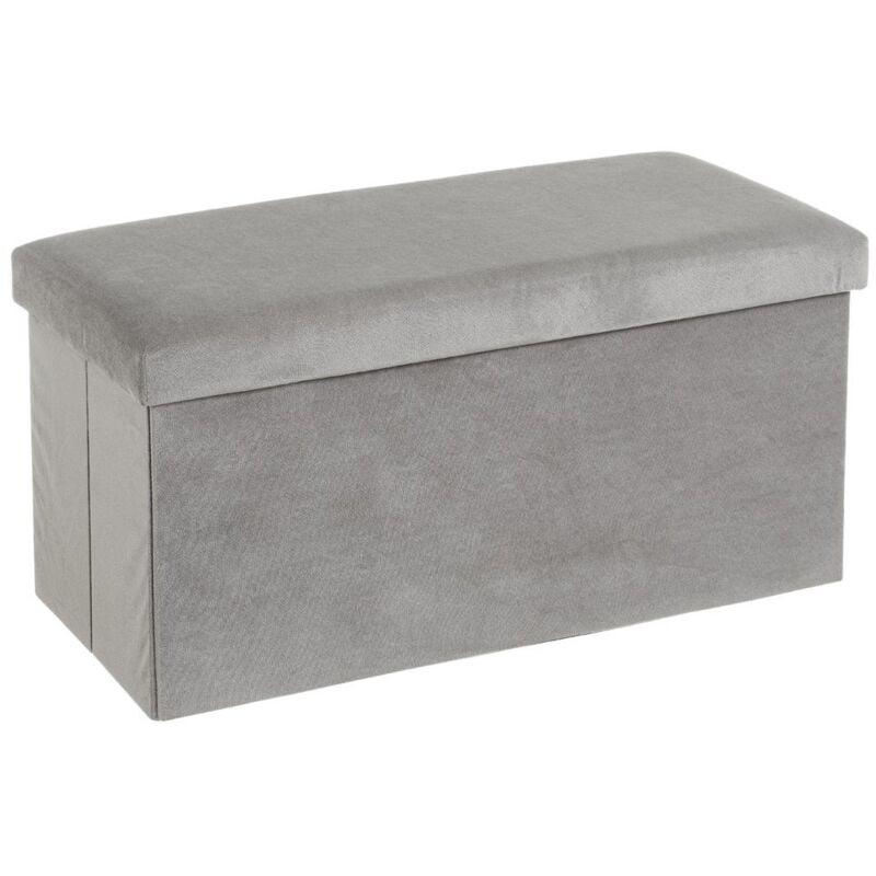 Lolahome - Púff arcón plegable gris perla vintage de terciopelo de 38x38x76 cm
Lolahome - Púff arcón plegable gris perla vintage de terciopelo de 38x38x76 cm