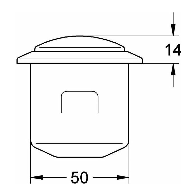 Pulsador Grohe blanco