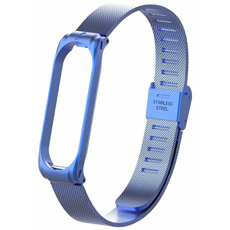 Pulsera con correa de metal para Band 3 4 Reemplazo comercial Pulsera de acero inoxidable sin tornillos de metal duradero para Band 3 4,Azul
Pulsera con correa de metal para Band 3 4 Reemplazo comercial Pulsera de acero inoxidable sin tornillos de metal duradero para Band 3 4,Azul