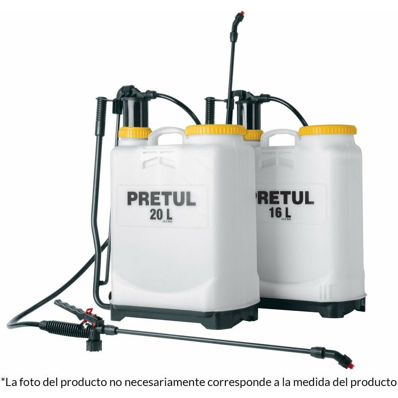 Pulverizador de mochila, 20 lts - Pretul