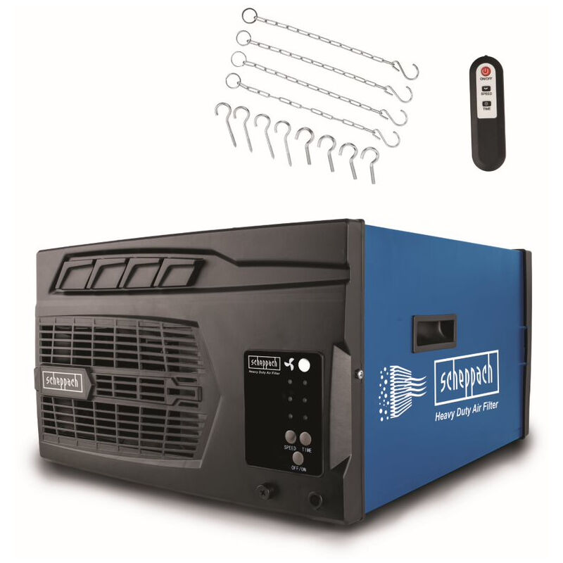 PURIFICADOR DE AIRE FILTRO PURIFICADOR POLVO TALLER TIENDA 100W HDA-14 - Scheppach
PURIFICADOR DE AIRE FILTRO PURIFICADOR POLVO TALLER TIENDA 100W HDA-14 - Scheppach