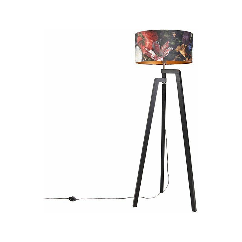 Clásico/Antiguo Trípode negro pantalla diseño floral/oro 50cm - PUROS Madera /Textil Cilíndra /Alargada /Rectangular Adecuado para LED Max. 1 x 60
Clásico/Antiguo Trípode negro pantalla diseño floral/oro 50cm - PUROS Madera /Textil Cilíndra /Alargada /Rectangular Adecuado para LED Max. 1 x 60