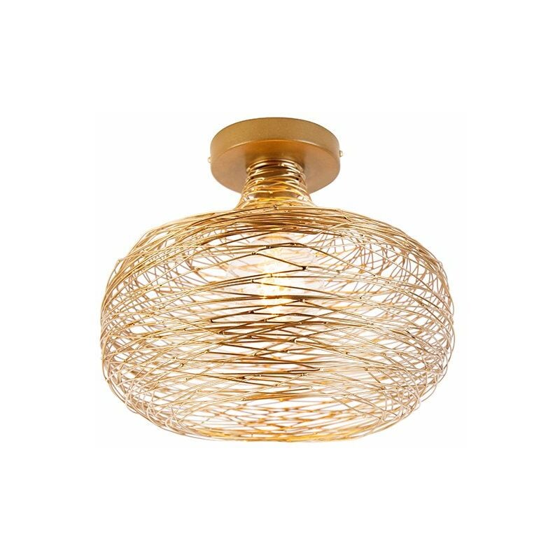 QAZQA Diseño Design plafondlamp goud - Sarella Acero Redonda Adecuado para LED Max. 1 x 40 Watt
QAZQA Diseño Design plafondlamp goud - Sarella Acero Redonda Adecuado para LED Max. 1 x 40 Watt