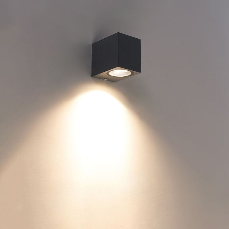 QAZQA + Moderno Aplique moderno antracita IP44 - BALENO I Aluminio Rectangular Adecuado para LED Max. 1 x 35 Watt
QAZQA + Moderno Aplique moderno antracita IP44 - BALENO I Aluminio Rectangular Adecuado para LED Max. 1 x 35 Watt