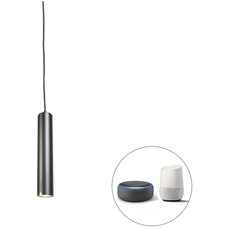 QAZQA + Moderno Lámpara colgante diseño negra bombilla-WiFi GU10 - TUBA Small Acero Cilíndra /Alargada Adecuado para LED Max. 1 x 5 Watt
QAZQA + Moderno Lámpara colgante diseño negra bombilla-WiFi GU10 - TUBA Small Acero Cilíndra /Alargada Adecuado para LED Max. 1 x 5 Watt
