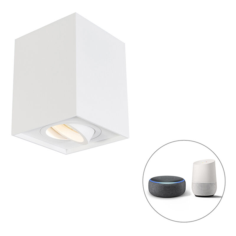 QAZQA + Moderno Foco blanco bombilla-Wifi GU10 ajustable - QUADRO 1 Up Aluminio Cuadrada Adecuado para LED Max. 1 x 5 Watt
QAZQA + Moderno Foco blanco bombilla-Wifi GU10 ajustable - QUADRO 1 Up Aluminio Cuadrada Adecuado para LED Max. 1 x 5 Watt