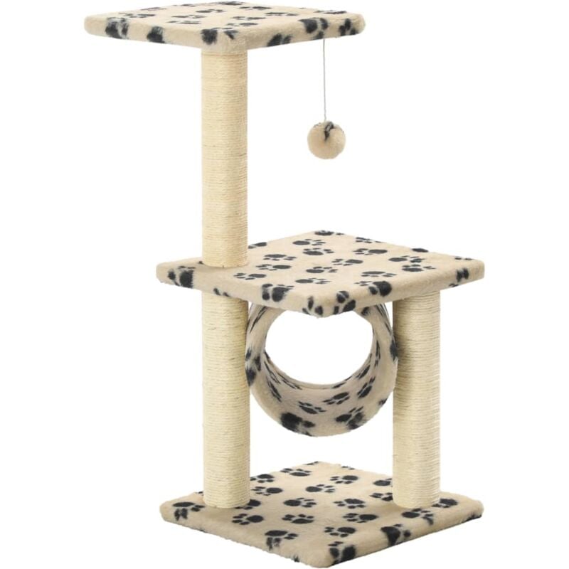 vidaXL Rascador para Gatos con Poste de Sisal 65 cm Huellas Beige - Beige
vidaXL Rascador para Gatos con Poste de Sisal 65 cm Huellas Beige - Beige