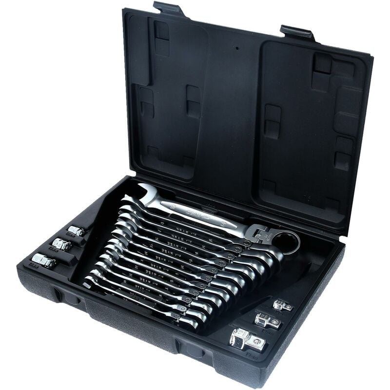 Kstools - KS TOOLS Juego de llaves combinadas de carraca articuladas GEARplus, 18 pzsbloqueables
Kstools - KS TOOLS Juego de llaves combinadas de carraca articuladas GEARplus, 18 pzsbloqueables