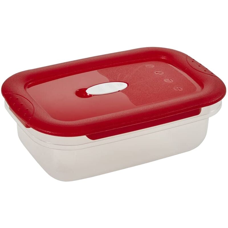 Recipiente para alimentos 2 en 1 con válvula para microondas, Apto para microondas y congelador, De -20 °C a 100 °C, 600 ml, 17 x 11 x 6 cm, Laura,
Recipiente para alimentos 2 en 1 con válvula para microondas, Apto para microondas y congelador, De -20 °C a 100 °C, 600 ml, 17 x 11 x 6 cm, Laura,