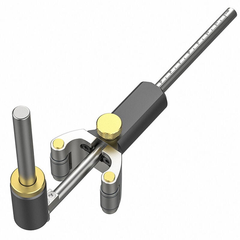 Regla de trazador de doble proposito de arco lineal para carpinteria, herramienta de dibujo de lineas paralelas
Regla de trazador de doble proposito de arco lineal para carpinteria, herramienta de dibujo de lineas paralelas