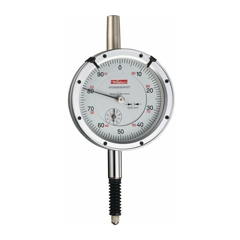 Reloj comparador FM1000 SW 1 mm de longitud 0,001 mm con protección contra golpes con calibre KÄFER
Reloj comparador FM1000 SW 1 mm de longitud 0,001 mm con protección contra golpes con calibre KÄFER