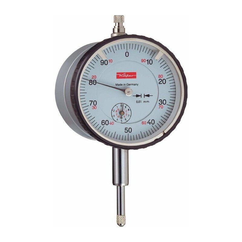 Reloj comparador M2 T 10 mm, 0,1 mm de diámetro, reverso magnético con calibre KÄFER
Reloj comparador M2 T 10 mm, 0,1 mm de diámetro, reverso magnético con calibre KÄFER