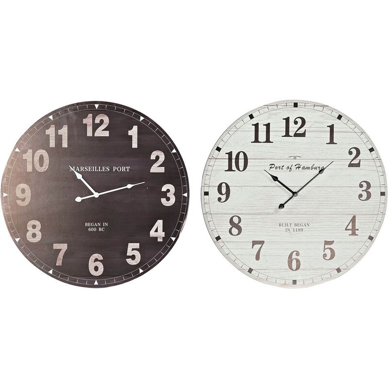Reloj de Pared DKD Home Decor Tradicional Blanco Negro Madera MDF (2 pcs) (60 x 4 x 60 cm)
Reloj de Pared DKD Home Decor Tradicional Blanco Negro Madera MDF (2 pcs) (60 x 4 x 60 cm)