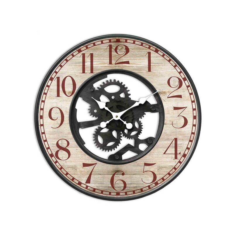 Reloj de Pared Industry (59 cm) Metal