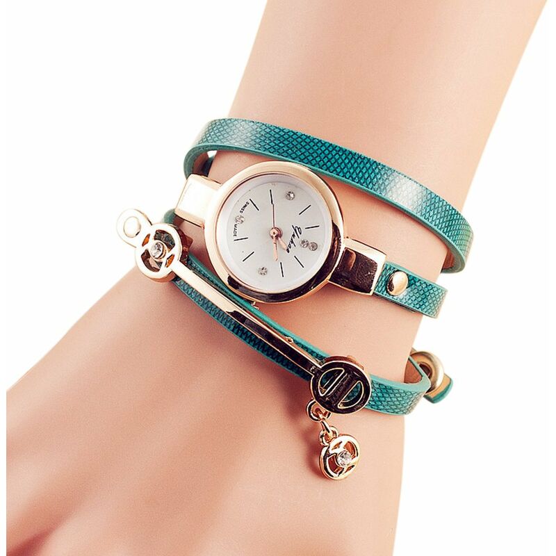 Reloj de pulsera de cuarzo con pulsera de aleacion informal para mujer de moda, reloj de pulsera decorativo unico para mujer,Turquesa
Reloj de pulsera de cuarzo con pulsera de aleacion informal para mujer de moda, reloj de pulsera decorativo unico para mujer,Turquesa