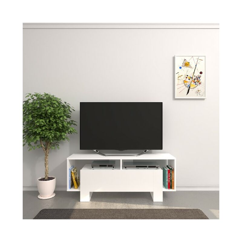 Reloj Desde la pared - con estantes, puertas - sala de estar, sala de estar - Blanco en Madera, 120 x 33,2 x 47,5 cm
Reloj Desde la pared - con estantes, puertas - sala de estar, sala de estar - Blanco en Madera, 120 x 33,2 x 47,5 cm