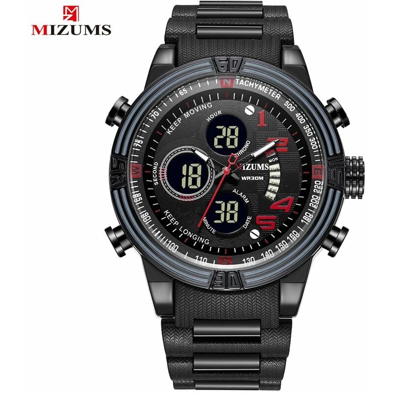 Reloj para hombre, caja de aleacion de moda, reloj analogico digital de doble movimiento, reloj de pulsera deportivo de cuarzo resistente al
Reloj para hombre, caja de aleacion de moda, reloj analogico digital de doble movimiento, reloj de pulsera deportivo de cuarzo resistente al