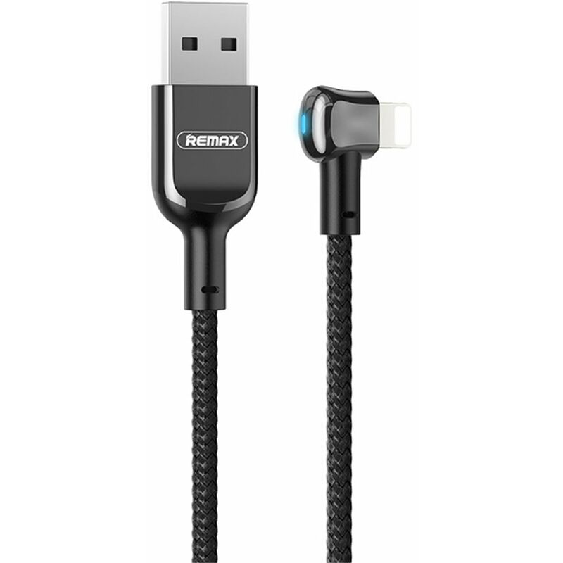 RC-024i Cable de carga rapida con diseno de codo de 90 ° para juegos Conector de cable de cargador trenzado de 2.4A con transferencia de datos
RC-024i Cable de carga rapida con diseno de codo de 90 ° para juegos Conector de cable de cargador trenzado de 2.4A con transferencia de datos