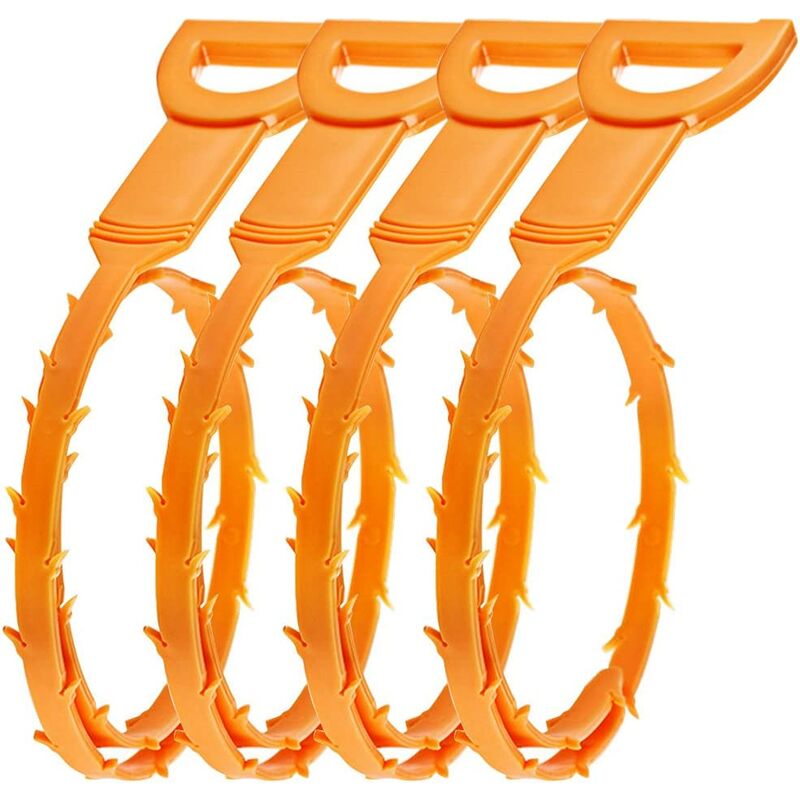 Removedor de obstrucciones de cabello de drenaje, paquete de 4, kit de serpiente de drenaje / herramienta de limpieza para tipo barrena
Removedor de obstrucciones de cabello de drenaje, paquete de 4, kit de serpiente de drenaje / herramienta de limpieza para tipo barrena