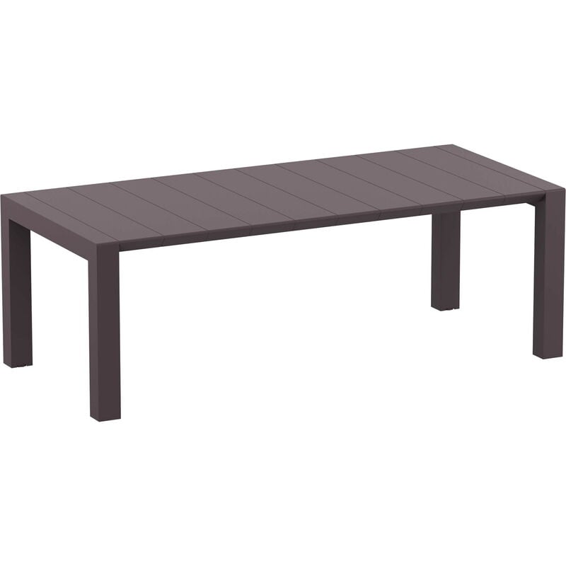 resol mesa de jardín exterior rectangular extensible Vegas 100x180/220 - color chocolate
resol mesa de jardín exterior rectangular extensible Vegas 100x180/220 - color chocolate