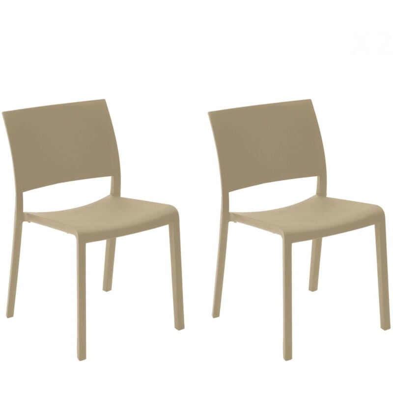 set de 2 sillas de diseño Fiona para interior, exterior, jardín - color arena - Resol
set de 2 sillas de diseño Fiona para interior, exterior, jardín - color arena - Resol