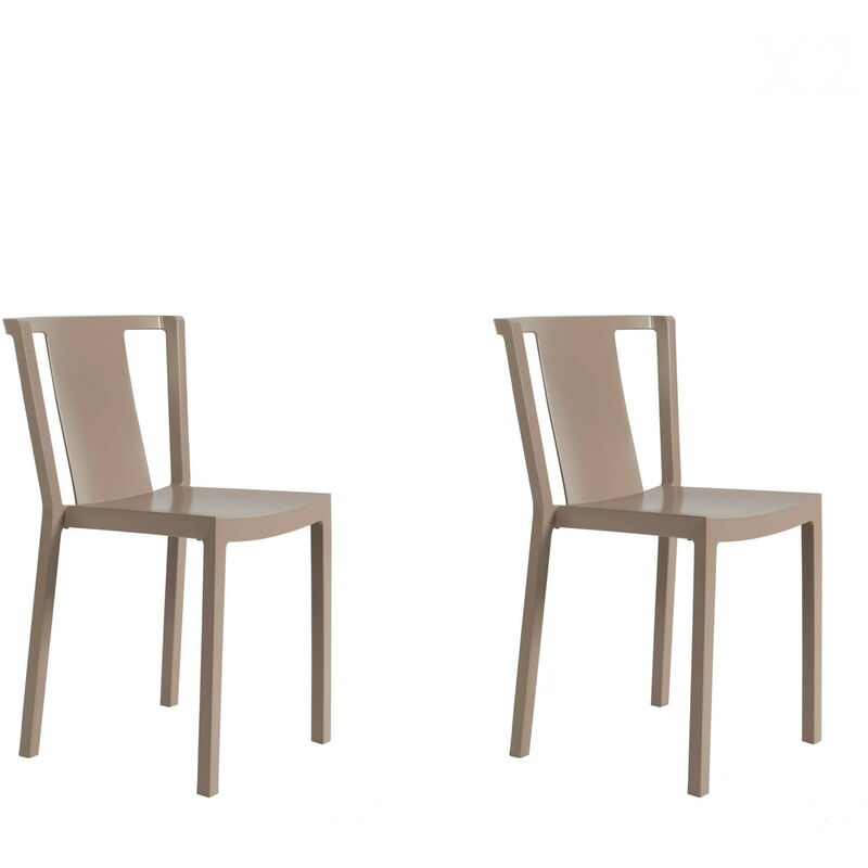 resol set de 2 sillas de diseño Neutra para interior, exterior, jardín - color chocolate
resol set de 2 sillas de diseño Neutra para interior, exterior, jardín - color chocolate