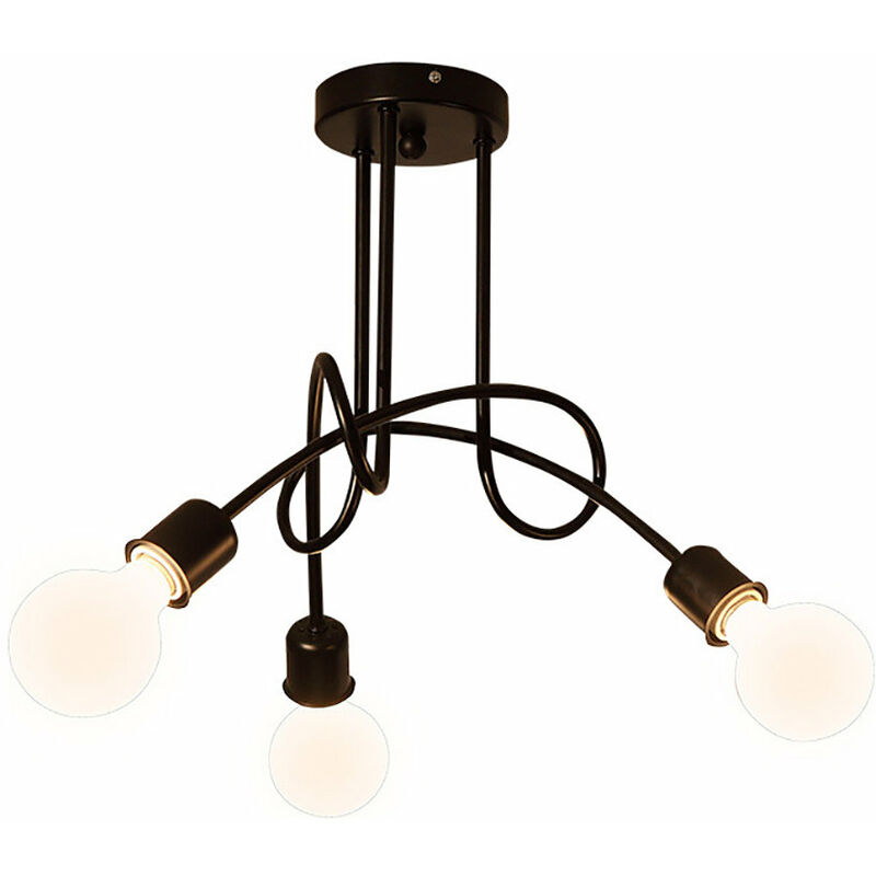 Retro Vintage Lustre 3 Edison Cabezas E27 Lámpara de Techo de Hierro de Metal Lámpara Industrial Negro Lámparas de Colgar Creativa Lámparas de Metal
Retro Vintage Lustre 3 Edison Cabezas E27 Lámpara de Techo de Hierro de Metal Lámpara Industrial Negro Lámparas de Colgar Creativa Lámparas de Metal