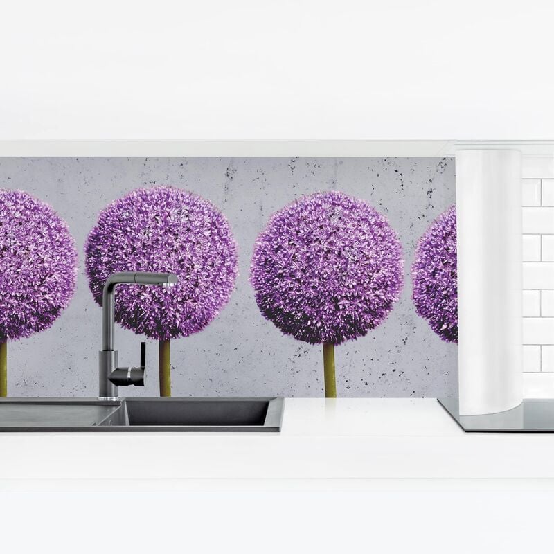 Revestimiento pared cocina - Allium Ball Flower II Dimensión LxA: 90cm x 315cm Material: Premium
Revestimiento pared cocina - Allium Ball Flower II Dimensión LxA: 90cm x 315cm Material: Premium