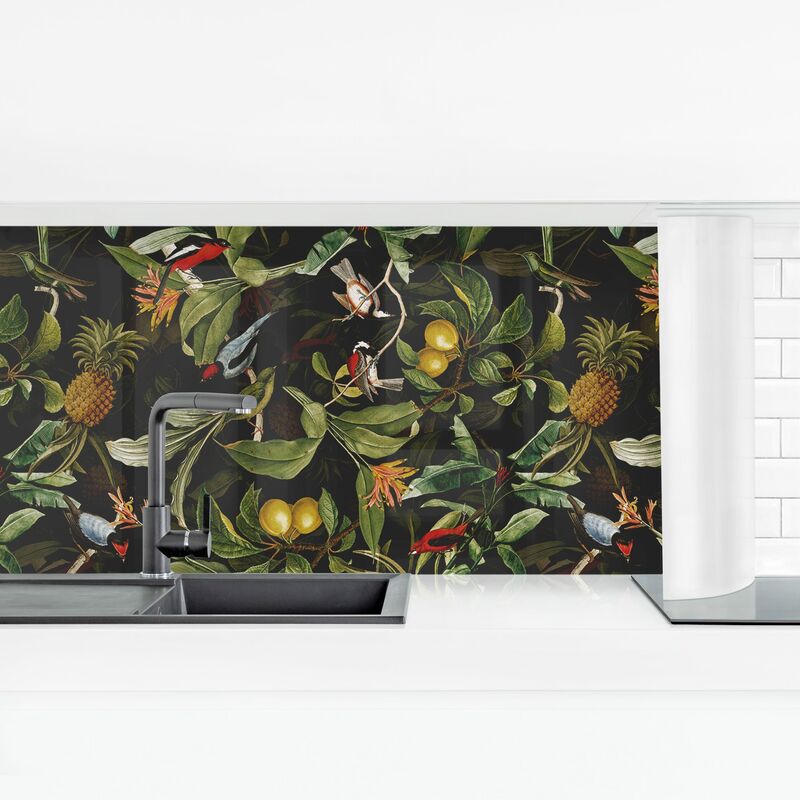 Bilderwelten - Revestimiento pared cocina - Birds With Pineapple Green Dimensión LxA: 40cm x 140cm Material: Magnético
Bilderwelten - Revestimiento pared cocina - Birds With Pineapple Green Dimensión LxA: 40cm x 140cm Material: Magnético