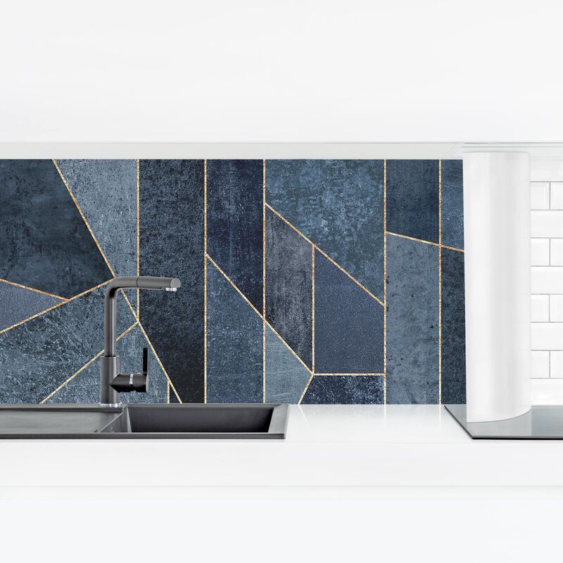 Revestimiento pared cocina - Blue Geometry Watercolor Dimensión LxA: 90cm x 315cm Material: Smart
Revestimiento pared cocina - Blue Geometry Watercolor Dimensión LxA: 90cm x 315cm Material: Smart