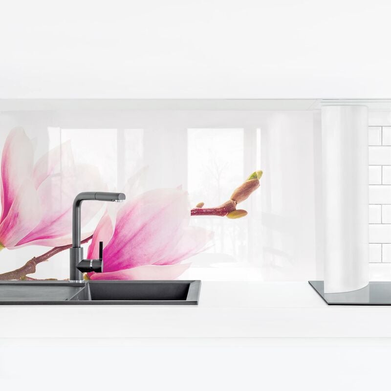 Revestimiento pared cocina - Delicate Magnolia Branch Dimensión LxA: 40cm x 140cm Material: Premium
Revestimiento pared cocina - Delicate Magnolia Branch Dimensión LxA: 40cm x 140cm Material: Premium