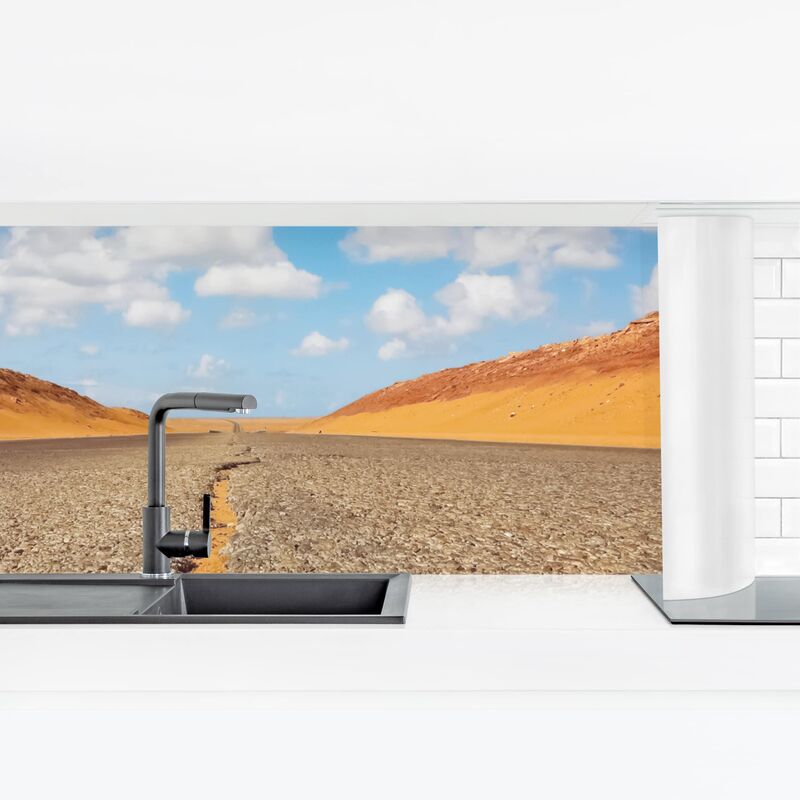 Revestimiento pared cocina - Desert Road Dimensión LxA: 80cm x 280cm Material: Magnético
Revestimiento pared cocina - Desert Road Dimensión LxA: 80cm x 280cm Material: Magnético