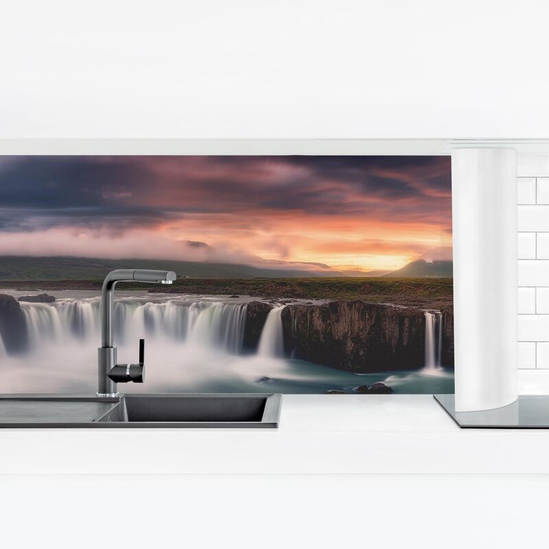 Revestimiento pared cocina - Goafoss Waterfall In Iceland Dimensión LxA: 80cm x 280cm Material: Magnético
Revestimiento pared cocina - Goafoss Waterfall In Iceland Dimensión LxA: 80cm x 280cm Material: Magnético