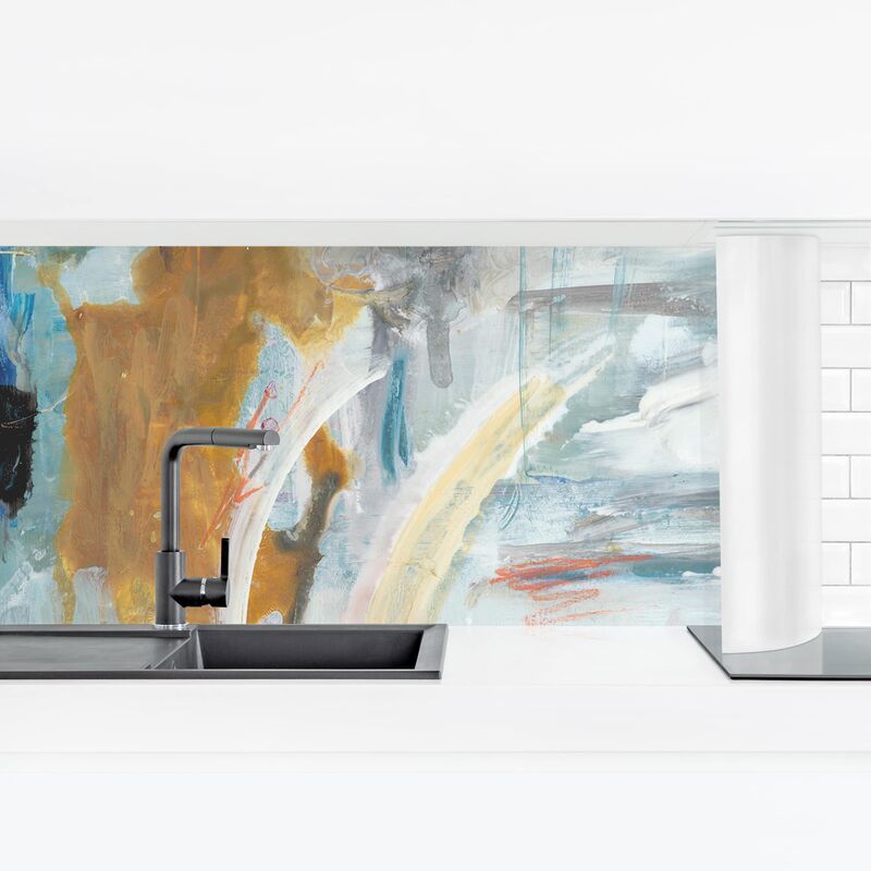 Revestimiento pared cocina - Interplay Abstract I Dimensión LxA: 80cm x 280cm Material: Magnético
Revestimiento pared cocina - Interplay Abstract I Dimensión LxA: 80cm x 280cm Material: Magnético