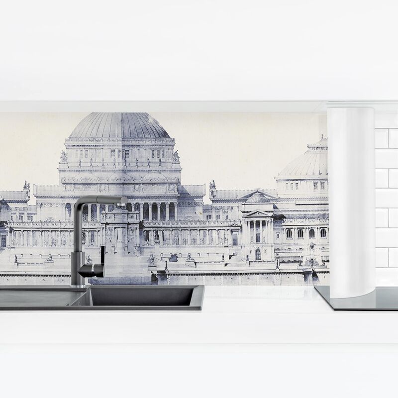 Revestimiento pared cocina - Les Grand Prix de Rome in Blue I Dimensión LxA: 70cm x 245cm Material: Smart
Revestimiento pared cocina - Les Grand Prix de Rome in Blue I Dimensión LxA: 70cm x 245cm Material: Smart