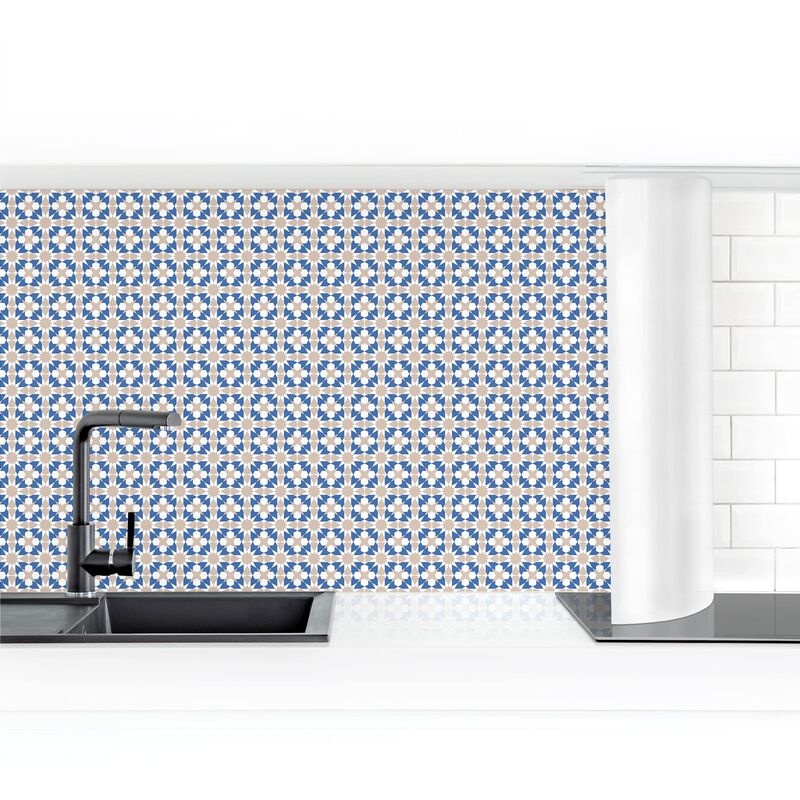 Revestimiento pared cocina - Oriental Pattern With Blue Stars Dimensión LxA: 80cm x 200cm Material: Magnético
Revestimiento pared cocina - Oriental Pattern With Blue Stars Dimensión LxA: 80cm x 200cm Material: Magnético