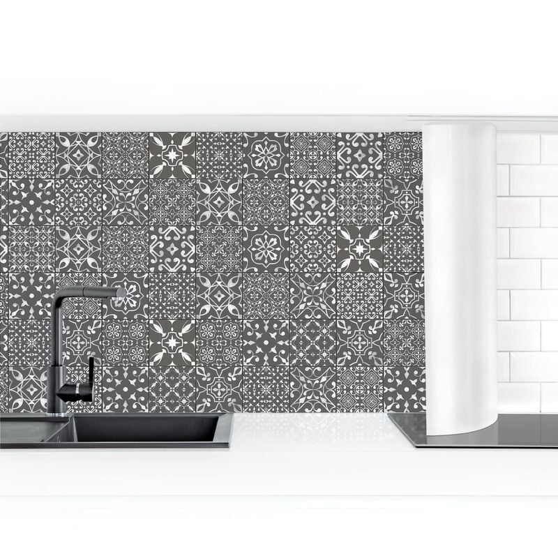 Revestimiento pared cocina - Pattern Tiles Dark Gray White Dimensión LxA: 70cm x 100cm Material: Premium
Revestimiento pared cocina - Pattern Tiles Dark Gray White Dimensión LxA: 70cm x 100cm Material: Premium