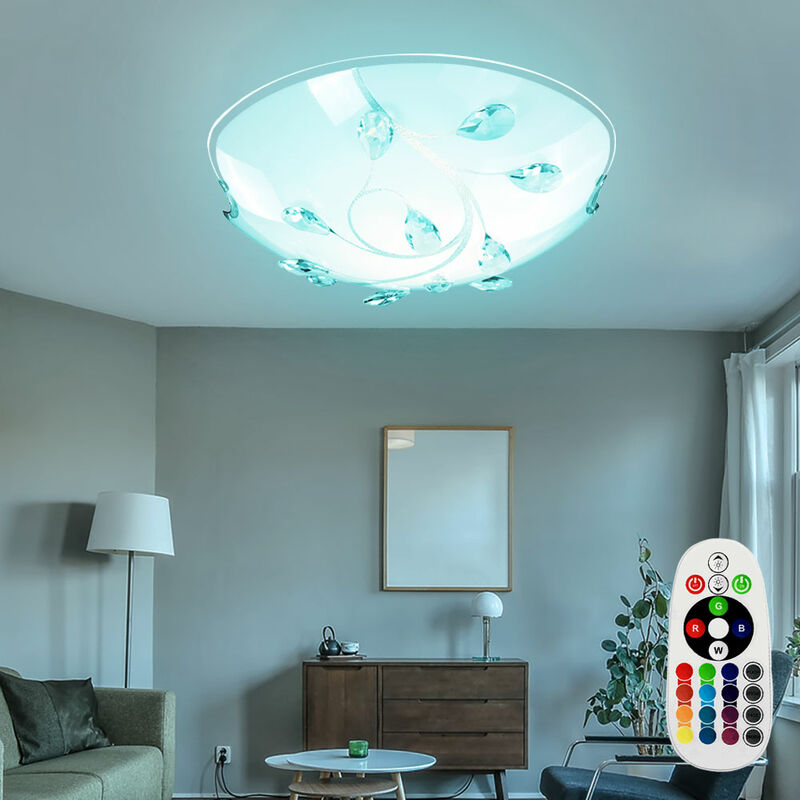 RGB LED 14 vatios luz de techo flora cristales de vidrio iluminación clara cambiador de color
RGB LED 14 vatios luz de techo flora cristales de vidrio iluminación clara cambiador de color