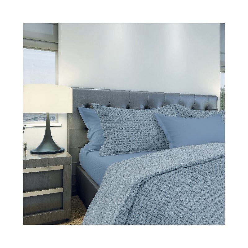 Ropa de cama Carl - Doble - con sabana bajera, sabana, funda de almohada - Azul, Gris en Algodon, 240 x 280 cm
Ropa de cama Carl - Doble - con sabana bajera, sabana, funda de almohada - Azul, Gris en Algodon, 240 x 280 cm