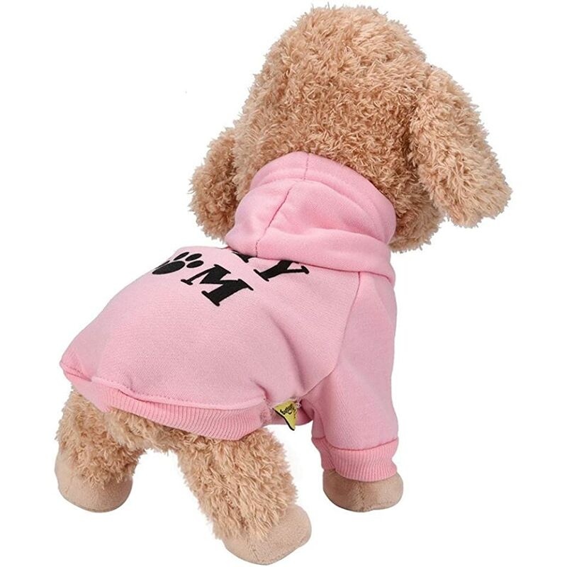 Ropa para perros / gatos Abrigo cálido con capucha de invierno - Ropa elegante para perros pequeños Teddy (rosa, S)
Ropa para perros / gatos Abrigo cálido con capucha de invierno - Ropa elegante para perros pequeños Teddy (rosa, S)