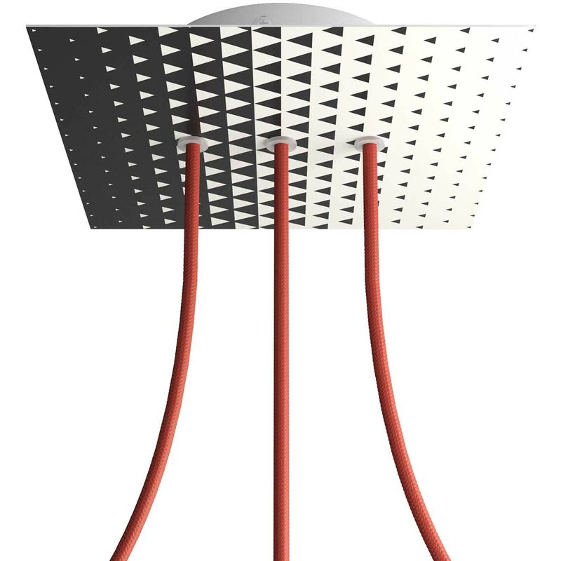 Rosetón Rose-One cuadrado, 200 mm con 3 agujeros en linea y 4 agujeros laterales - PROMO | Triángulos - Triángulos
Rosetón Rose-One cuadrado, 200 mm con 3 agujeros en linea y 4 agujeros laterales - PROMO | Triángulos - Triángulos