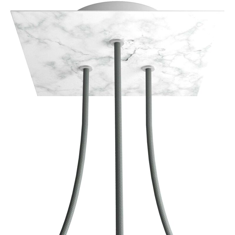 Rosetón Rose-One cuadrado, 200 mm con 3 agujeros y 4 agujeros laterales | Mármol Carrara - Blanco - Mármol Carrara
Rosetón Rose-One cuadrado, 200 mm con 3 agujeros y 4 agujeros laterales | Mármol Carrara - Blanco - Mármol Carrara