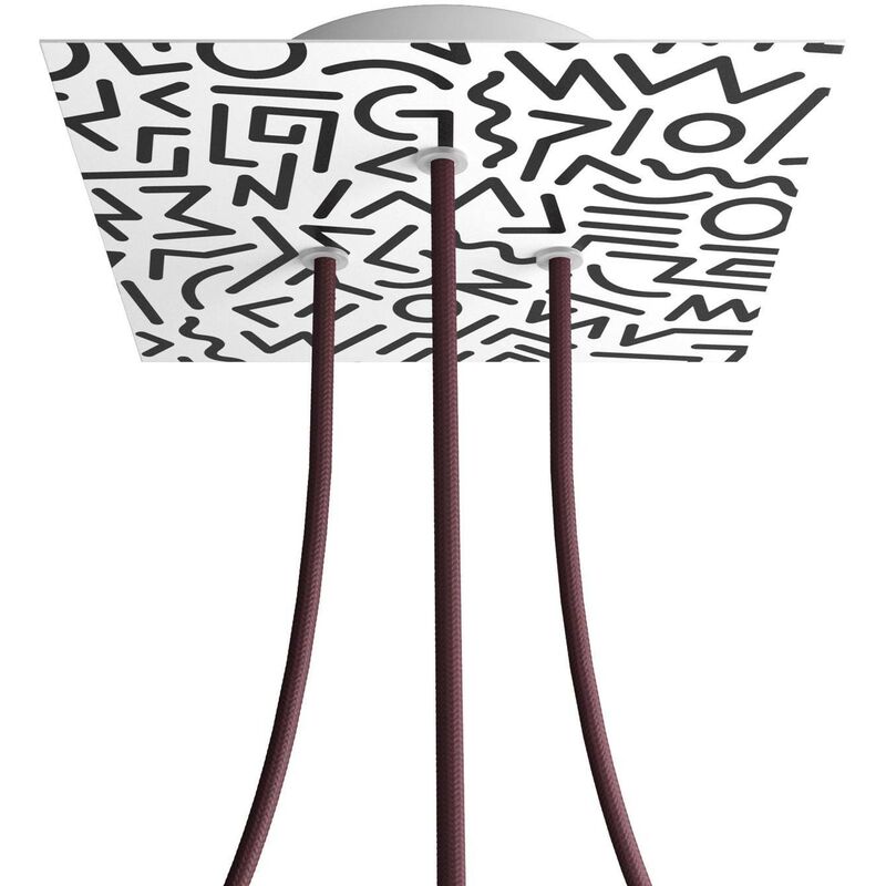 Creative Cables - Rosetón Rose-One cuadrado, 200 mm con 3 agujeros y 4 agujeros laterales - PROMO | Street Art - Street Art
Creative Cables - Rosetón Rose-One cuadrado, 200 mm con 3 agujeros y 4 agujeros laterales - PROMO | Street Art - Street Art