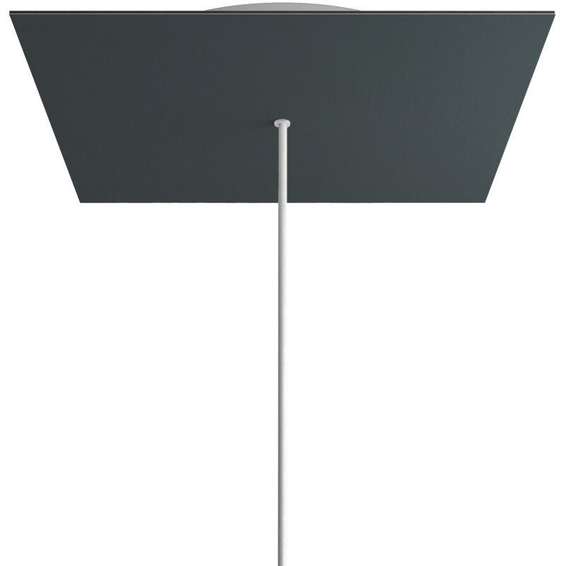 Rosetón XXL Rose-One cuadrado, 400 mm con 1 agujero y 4 agujeros laterales | Blanco - Antracita - Antracita
Rosetón XXL Rose-One cuadrado, 400 mm con 1 agujero y 4 agujeros laterales | Blanco - Antracita - Antracita