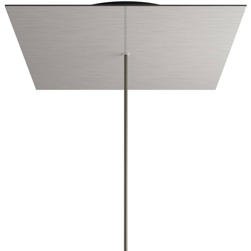 Rosetón XXL Rose-One cuadrado, 400 mm con 1 agujero y 4 agujeros laterales | Acero satinado - Negro - Acero satinado
Rosetón XXL Rose-One cuadrado, 400 mm con 1 agujero y 4 agujeros laterales | Acero satinado - Negro - Acero satinado