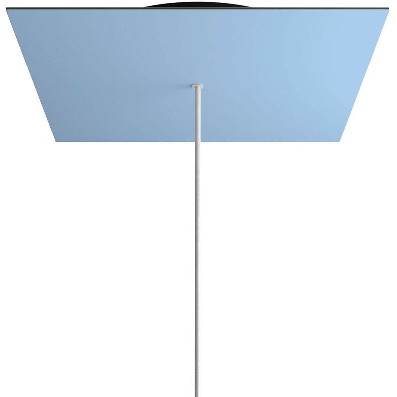 Rosetón XXL Rose-One cuadrado, 400 mm con 1 agujero y 4 agujeros laterales | Negro - Azul claro - Azul claro
Rosetón XXL Rose-One cuadrado, 400 mm con 1 agujero y 4 agujeros laterales | Negro - Azul claro - Azul claro